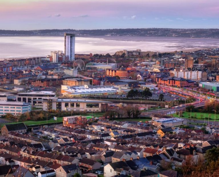R697R0 Morning at Swansea city